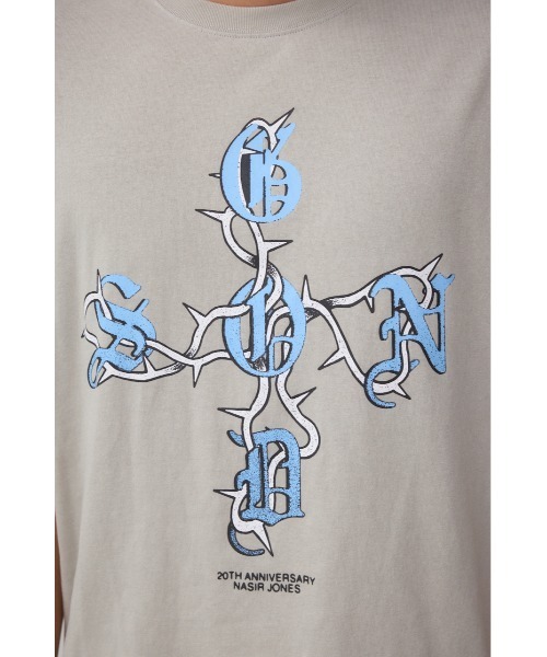 AZUL BY MOUSSY（アズールバイマウジー） tシャツ 「NAS」ビンテージ