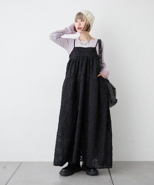 00s 希少 LIZLISA 総レースパワネ フラワーレースフリルキャミワンピ 00s 希少 LIZLISA 総レースパワネ フラワーレースフリルキャミワンピ