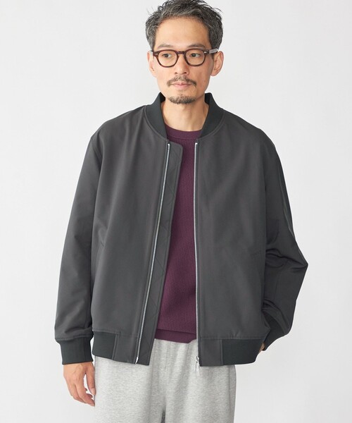 SHIPS（シップス） ブルゾン アウター SHIPS: SOLOTEX(R) ストレッチ
