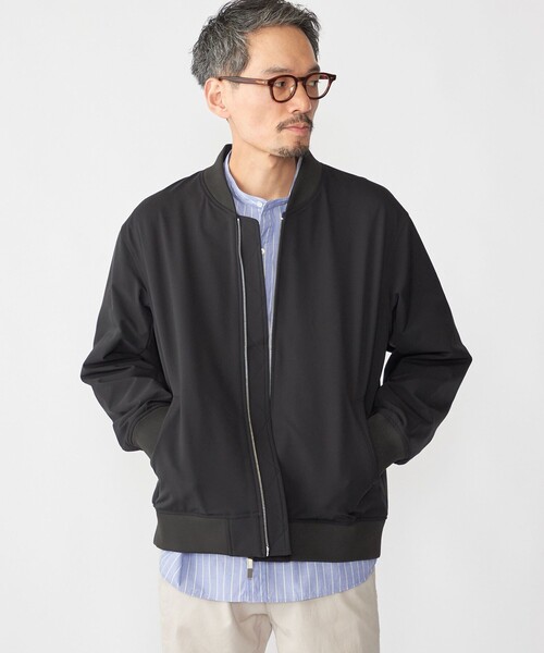 SHIPS（シップス） ブルゾン アウター SHIPS: SOLOTEX(R) ストレッチ