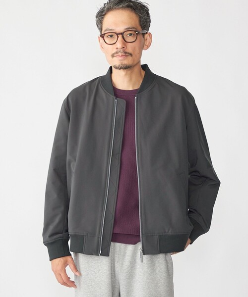 SHIPS（シップス） ブルゾン アウター SHIPS: SOLOTEX(R) ストレッチ