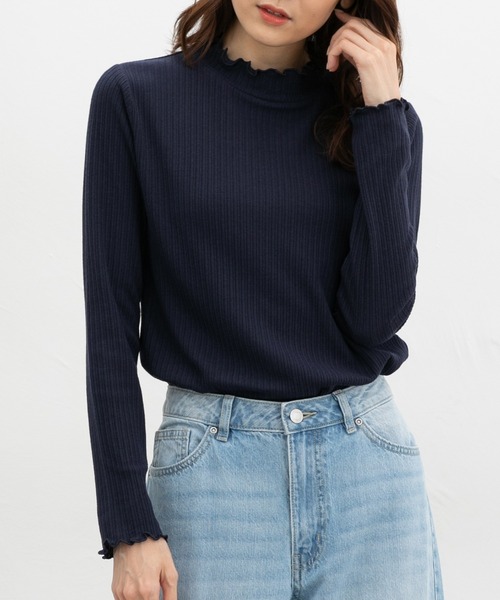 Honeys（ハニーズ） tシャツ メローハイネックT レディース