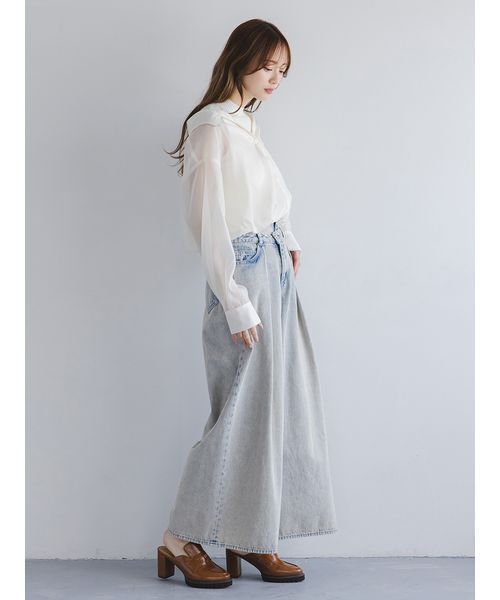 SNIDEL（スナイデル） ニット セーター Sustainableシアーシャツ
