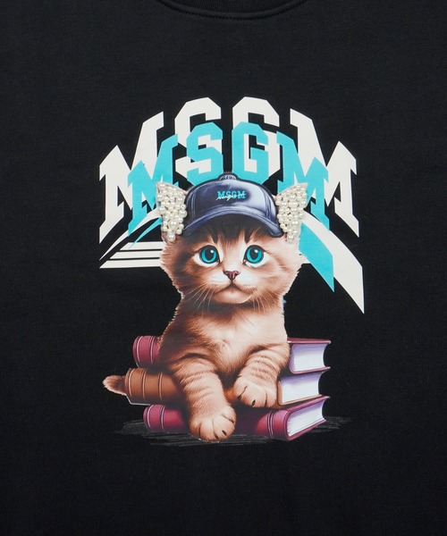 MSGM♡猫トレーナー MSGM - 新品 MSGM ねこ ロゴ 長袖 スウェット