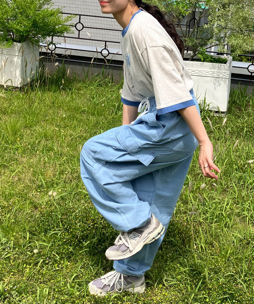 「AS KNOW AS plus」 半袖Tシャツ FREE グレー レディース_画像7