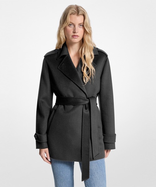 美品　MICHAEL MICHAEL KORS ショートコート MICHAEL KORS（マイケルコース） コート アウター ショート ベルテッド