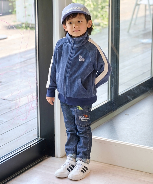 kladskap ジャージ 恐竜トラックジャケット キッズ 子供服 男の子