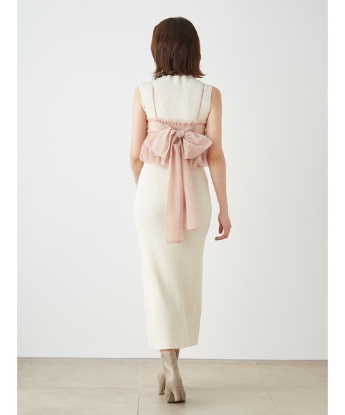 SNIDEL（スナイデル） ノースリーブワンピース FREE グレー レディース