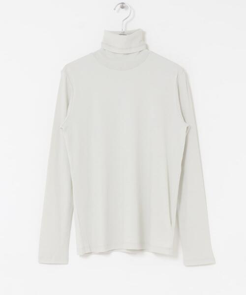 かぐれ tシャツ ハイツイストコットンタートルカットソー レディース