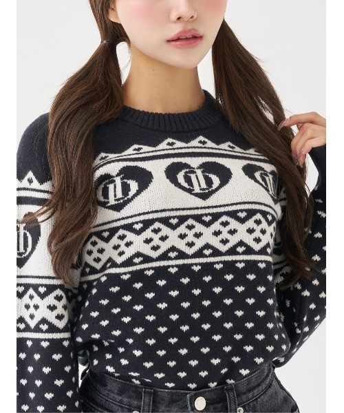 Darich（ダーリッチ） ニット セーター DDアーガイルニットトップス