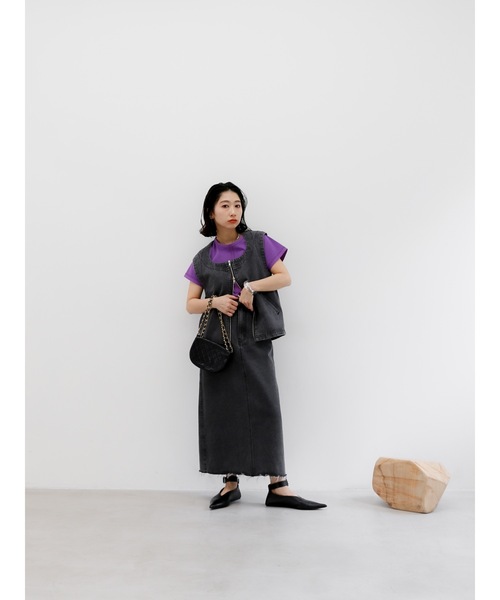 「Katrin TOKYO」 ノースリーブブラウス X-SMALL ピンク レディース_画像3