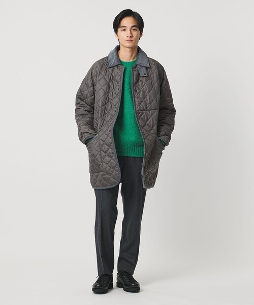 LAVENHAM ダークグレー キルティングコート 10B LAVENHAM（ラベンハム） コート ジャケット 「別注」「LAVENHAM