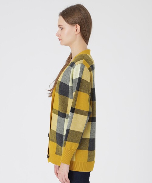 BLUE LABELチェック柄カーディガン BLUE LABEL CRESTBRIDGE（ブルーレーベルクレストブリッジ