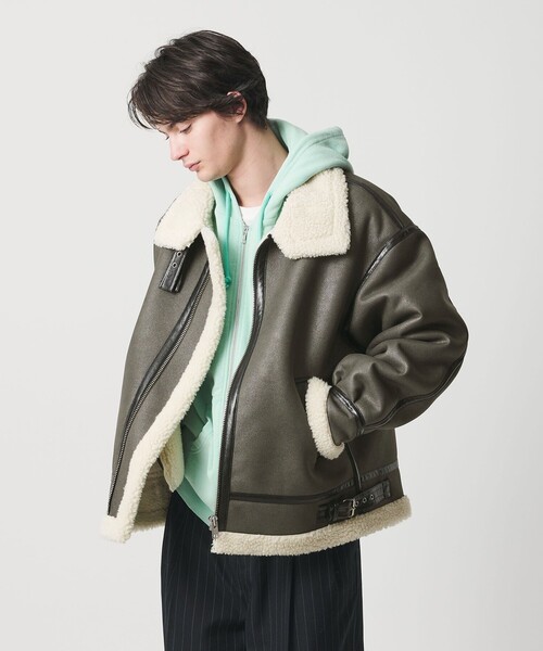 monkey time BEAUTY＆YOUTH UNITED ARROWS ブルゾン アウター ムートン