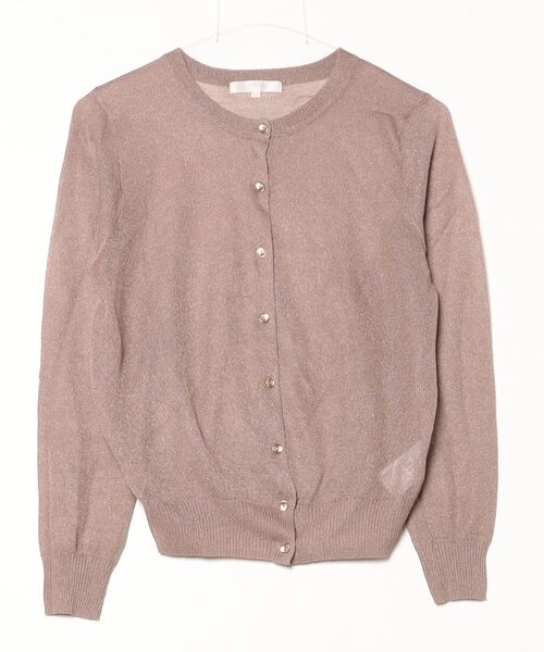 grove（グローブ） ニットカーディガン 02 ブラウン レディース
