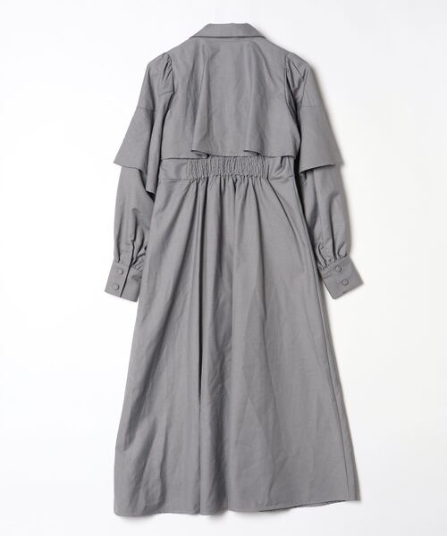 ジュエティ ワンピース jouetie（ジュエティ） シャツワンピース MEDIUM グレー レディース