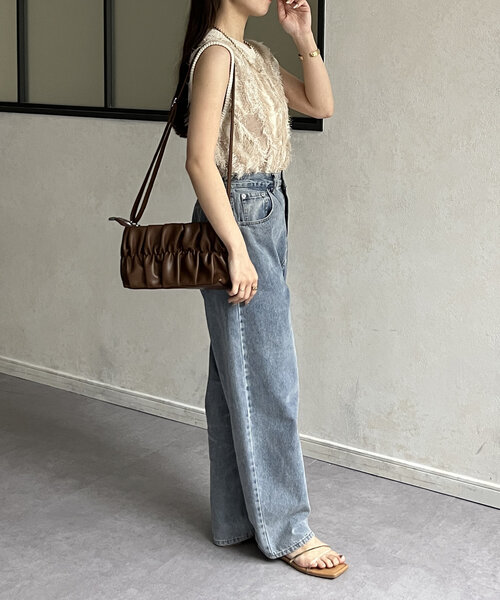 「Thevon」 ノースリーブニット FREE アイボリー レディース_画像9