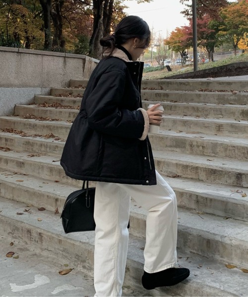 ジャケット・アウター lovely LAKOLE（ラコレ） ブルゾン アウター スタンドカラーパファー