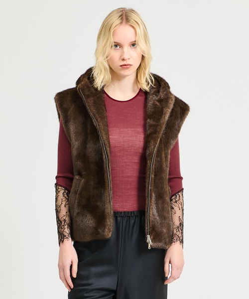 ESTNATION（エストネーション） ベスト ジレ ESTNATION / エコファー