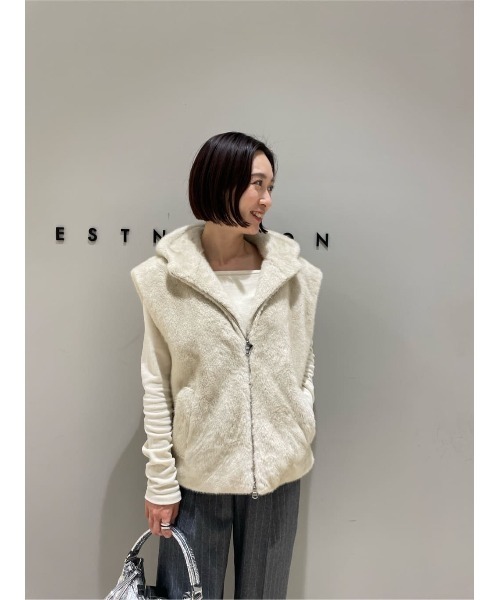 ESTNATION（エストネーション） ベスト ジレ ESTNATION / エコファー