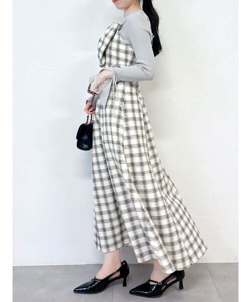 dazzlin（ダズリン） ワンピース ビッグリボンレイヤードワンピース