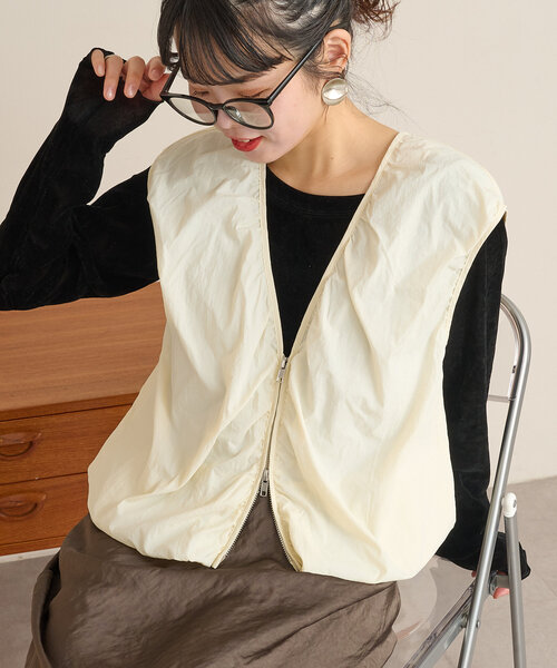 「CIAOPANIC TYPY」 ベスト ONE SIZE アイボリー レディース_画像4