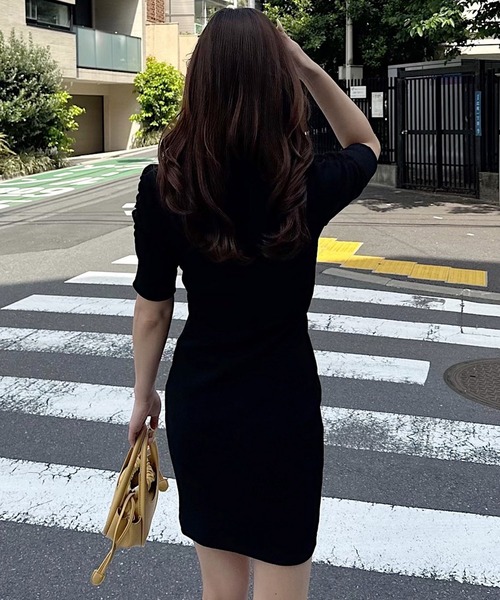 「ROYAL PARTY」 半袖ワンピース FREE ホワイト レディース_画像5