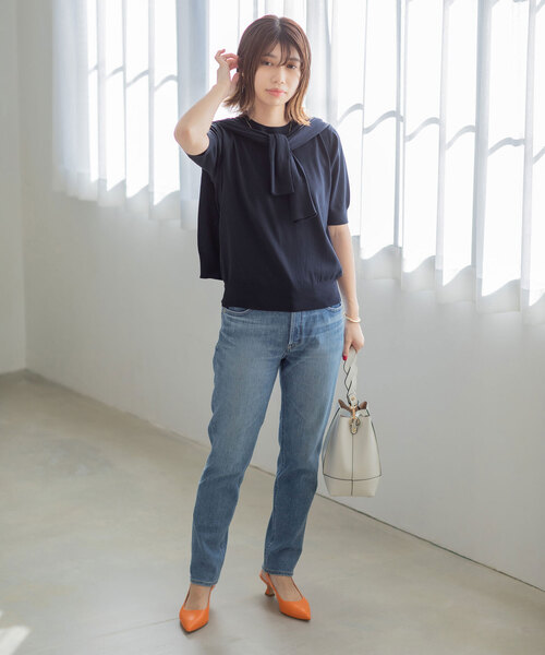 「La TOTALITE」 ニットアンサンブル FREE ピンク レディース_画像9