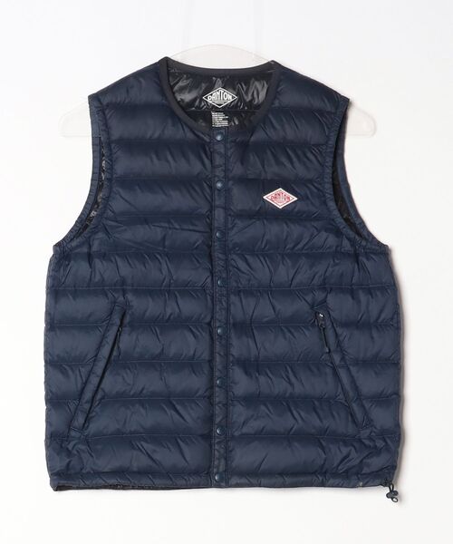 Danton（ダントン） ダウンベスト 01 ネイビー レディース : ZOZOTOWN