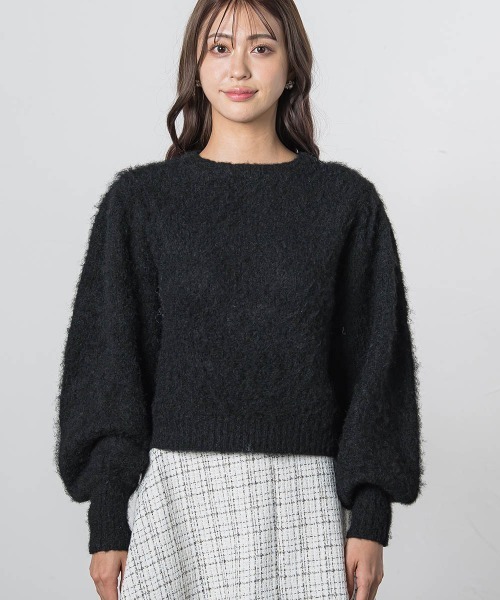 「QUEENS COURT」 長袖ニット M グレー レディース_画像8