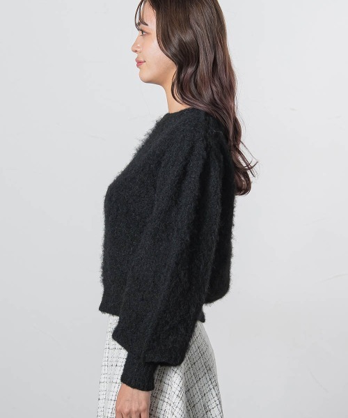 「QUEENS COURT」 長袖ニット M グレー レディース_画像9