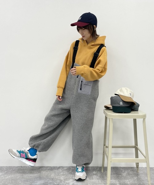 niko and…（ニコアンド） オーバーオール LARGE ベージュ レディース