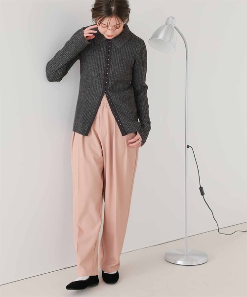 「titivate」 ニットカーディガン FREE ブラウン レディース_画像4