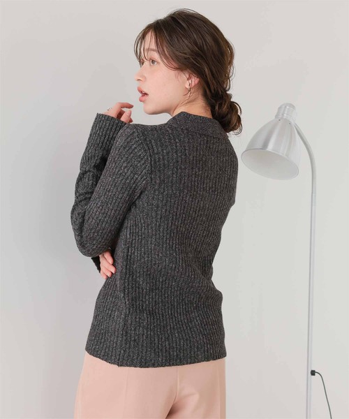 「titivate」 ニットカーディガン FREE ブラウン レディース_画像7