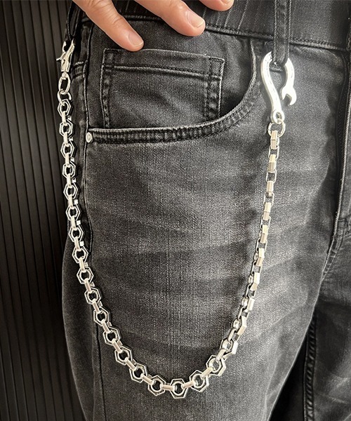 VIBGYOR ウォレットチェーン ナットウォレットチェーン/メンズ(SK