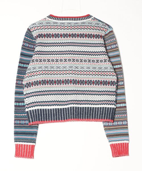 キャピタル　ウールフェアアイル レタードカーディガン　サイズ2 キャピタル ウールフェアアイル レタードカーディガン サイズ2