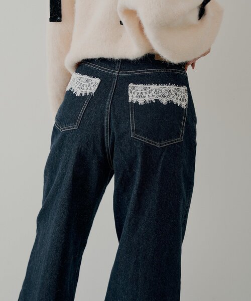 Chico（チコ） デニムパンツ LARGE ブラウン系その他 レディース