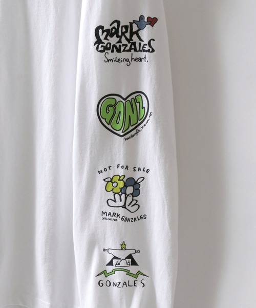 「Mark Gonzales」 長袖Tシャツ L ホワイト系その他7 メンズ_画像2