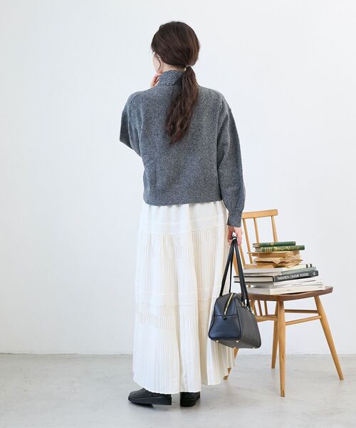 le.coeur blanc（ルクールブラン） ニット セーター 2wayスパンコール