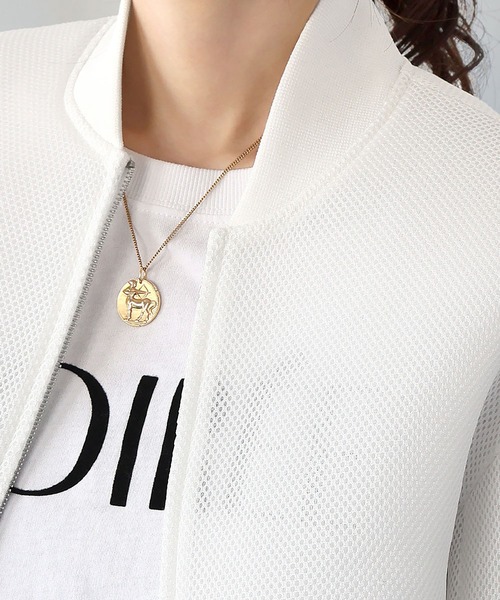 「ELFRANK」 カーディガン FREE オフホワイト レディース_画像4