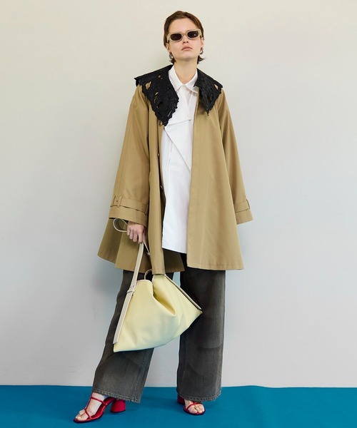 【美品】MAISON SPECIALトレンチブルゾン MAISON SPECIAL（メゾンスペシャル） トレンチコート コート