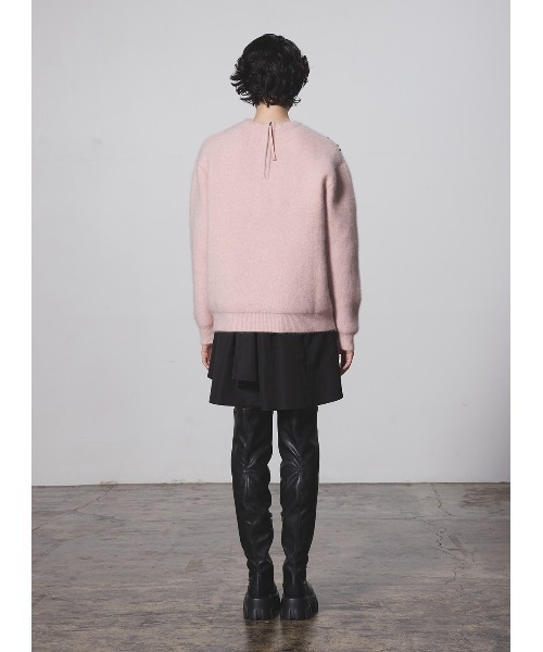 COEL（コエル） ニット セーター フォックス混ビジュー刺繍ニット