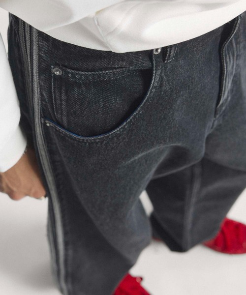 adidas（アディダス） ジーンズ ファイヤーバード アディカラー デニム