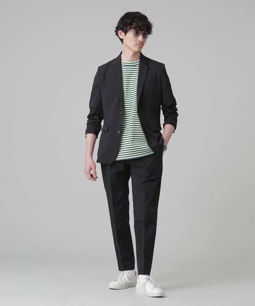 NANO universe（ナノ・ユニバース） セットアップ S ブラック メンズ