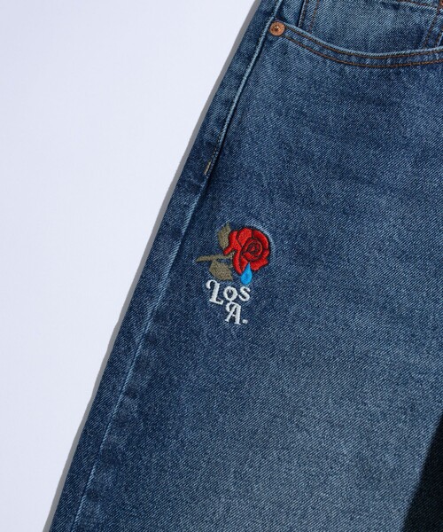 「FREAK'S STORE」 デニムパンツ MEDIUM ネイビー メンズ_画像8