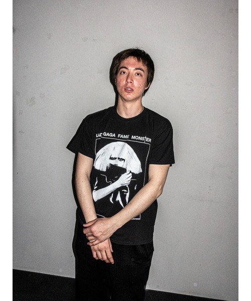 LADYGAGA レディーガガ MTVロゴ Tシャツ Sサイズ レディー・ガガ（LADY GAGA）ユニコーンロゴTシャツ 【U/MUSIC