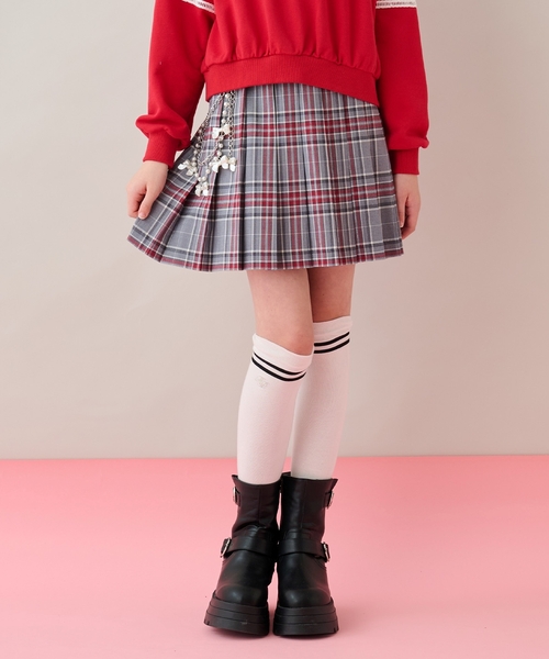 mezzo piano Junior（メゾピアノ ジュニア） スカート チェーンベルト