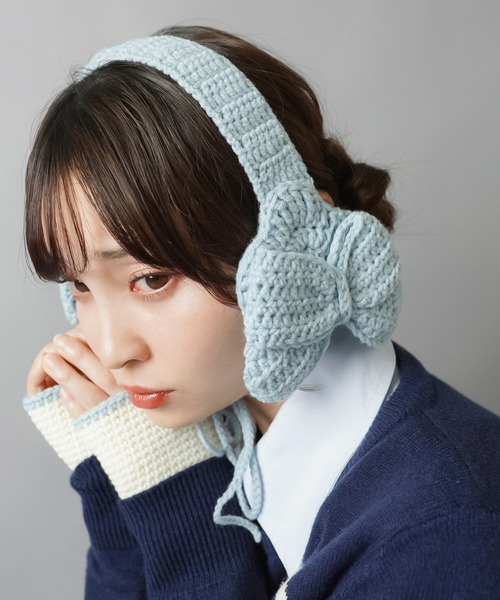 ヒス　耳当て SPINNS（スピンズ） 耳当て イヤーマフ ニットイヤーマフ/イヤマフ