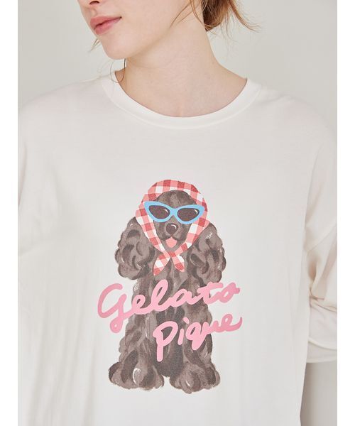 gelato pique（ジェラートピケ） パジャマ ルームウェア スカーフDOG