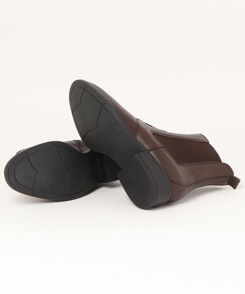 「Piedi Nudi」 ショートブーツ 38 ダークブラウン レディース_画像3